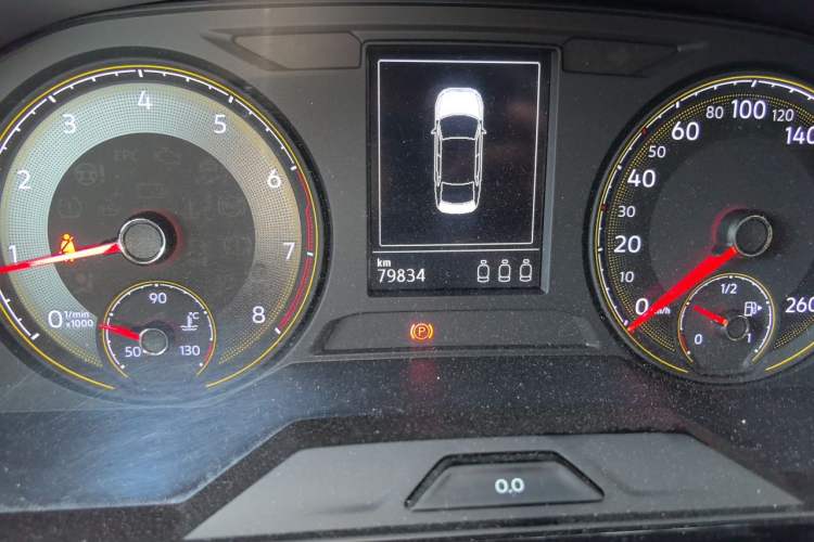 Used Volkswagen Lavida 2019 1.5L Automatic Comfort Edition China VI Standard Odometer Close Up
