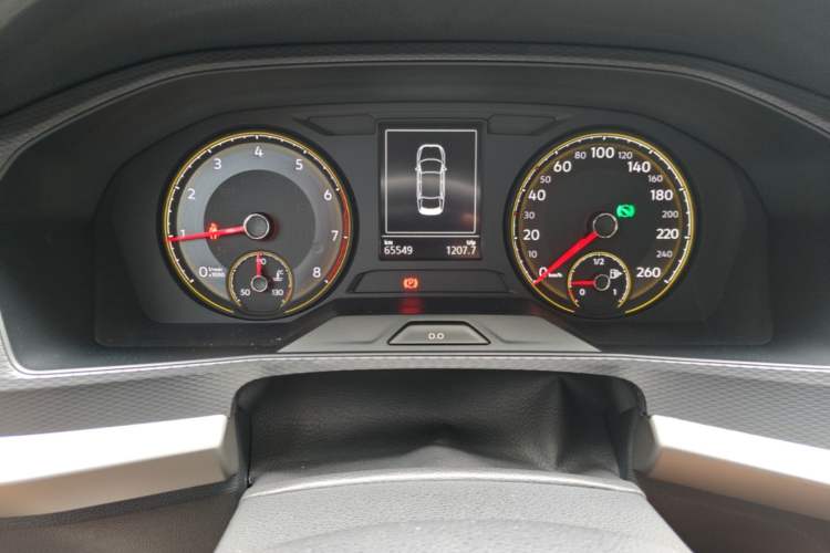 Used Volkswagen Lavida 2019 1.5L Automatic Fashion Edition China VI Odometer Close Up