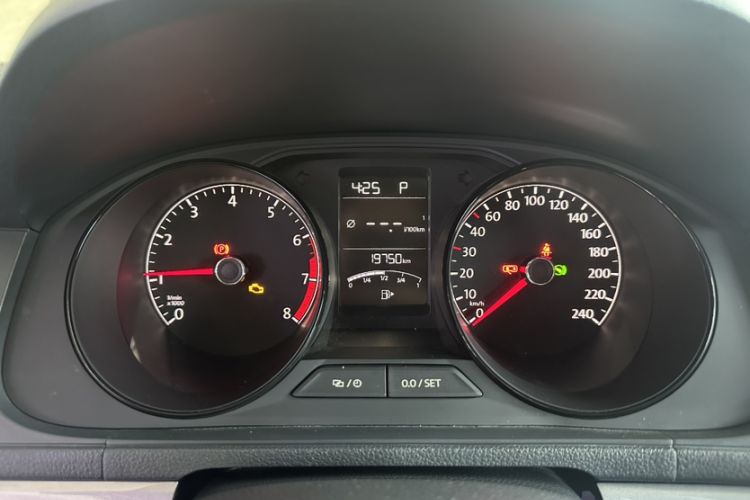 Used Volkswagen Lavida 2019 Lavida Start 1.5L Automatic Trendy Version China VI Standard Odometer Close Up