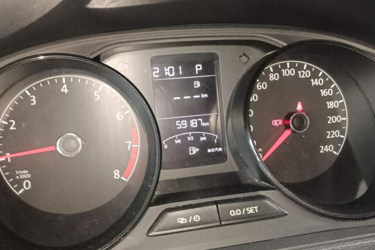 Used Volkswagen Lavida 2019 Lavida Start 1.5L Automatic Trendy Version China VI Standard Odometer Close Up