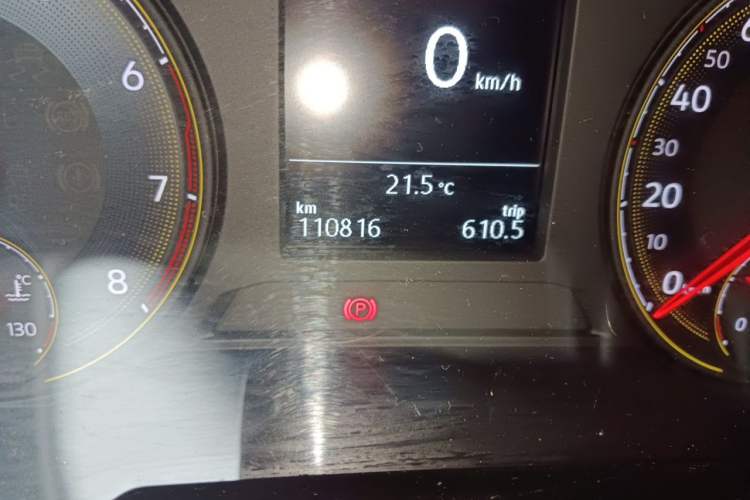 Used Volkswagen Lavida 2019 280TSI DSG Luxury Edition China VI Standard Odometer Close Up
