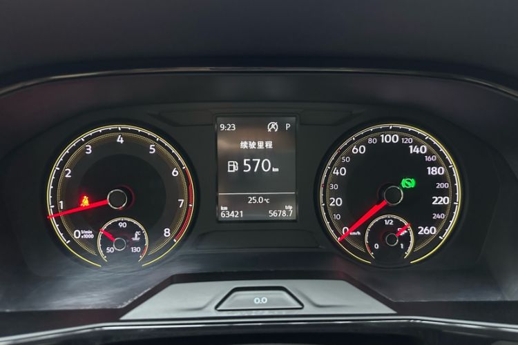 Used Volkswagen Lavida 2019 280TSI DSG Comfort Edition China VI standard Odometer Close Up