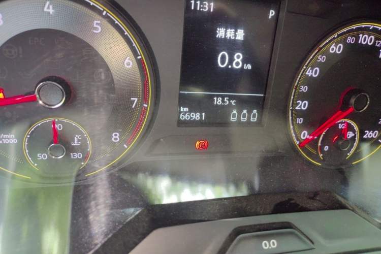 Used Volkswagen Lavida 2019 1.5L Automatic Comfort Edition China VI Standard Odometer Close Up