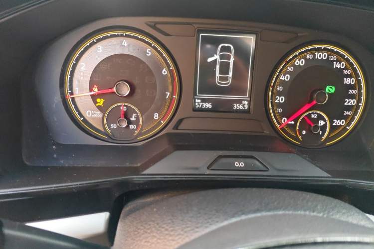 Used Volkswagen Lavida 2019 280TSI DSG Comfort Edition China VI standard Odometer Close Up