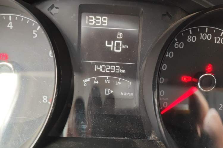 Used Volkswagen Lavida 2019 1.5L Manual Comfort Edition China VI Standard Odometer Close Up