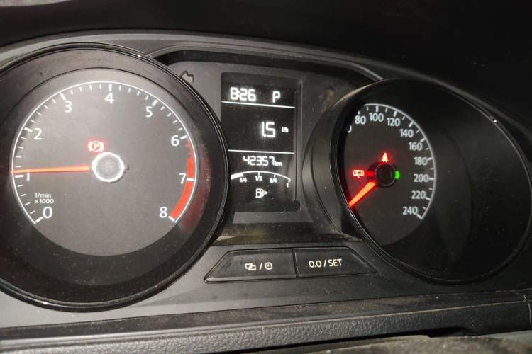 Used Volkswagen Lavida 2019 Lavida Start 1.5L Automatic Trendy Version China VI Standard Odometer Close Up