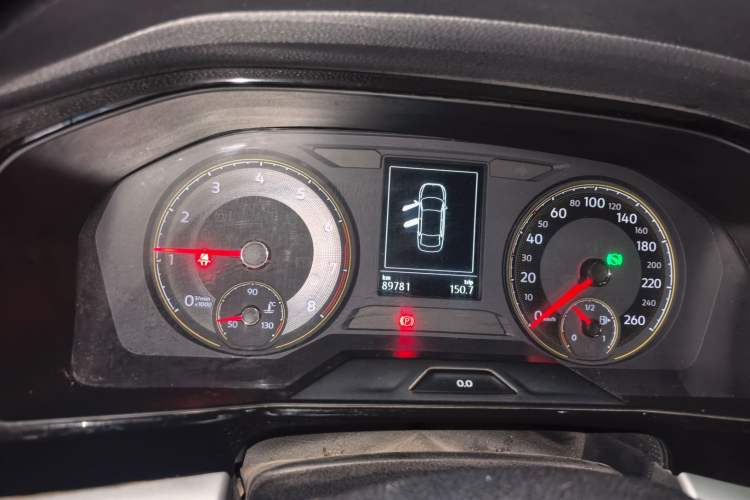 Used Volkswagen Lavida 2019 280TSI DSG Comfort Edition China VI standard Odometer Close Up