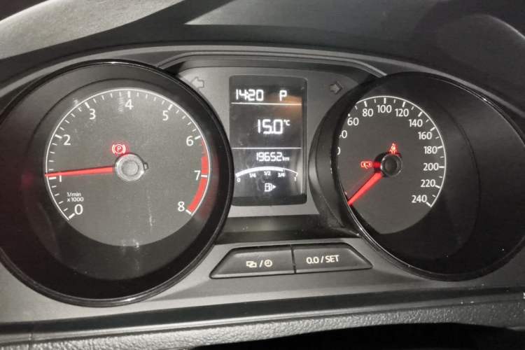 Used Volkswagen Lavida 2019 Lavida Start 1.5L Automatic Trendy Version China VI Standard Odometer Close Up