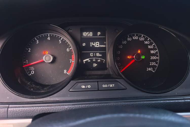 Used Volkswagen Lavida 2019 Lavida Start 1.5L Automatic Trendy Version China VI Standard Odometer Close Up