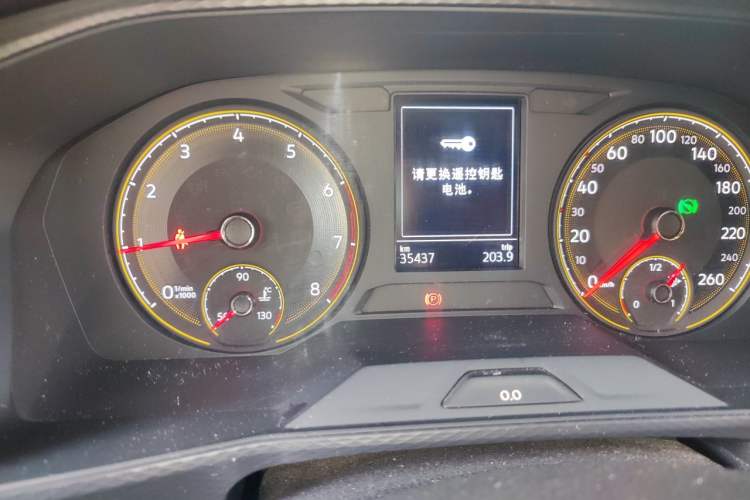 Used Volkswagen Lavida 2019 1.5L Automatic Fashion Edition China VI Odometer Close Up