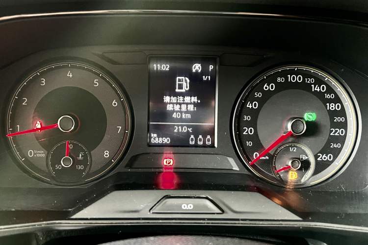 Used Volkswagen Lavida 2019 1.5L Automatic Comfort Edition China VI Standard Odometer Close Up
