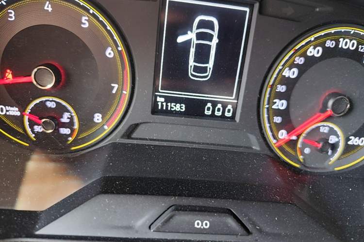 Used Volkswagen Lavida 2019 1.5L Automatic Comfort Edition China VI Standard Odometer Close Up