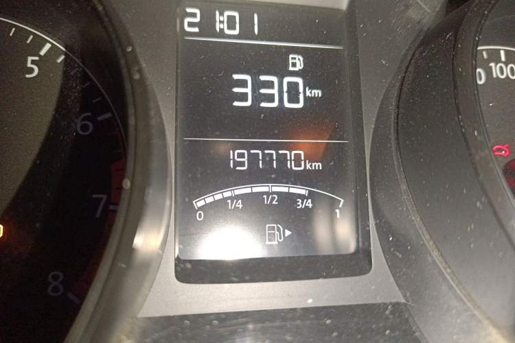 Used Volkswagen Lavida 2019 Lavida Start 1.5L Manual Fashion Edition China VI Standard Odometer Close Up