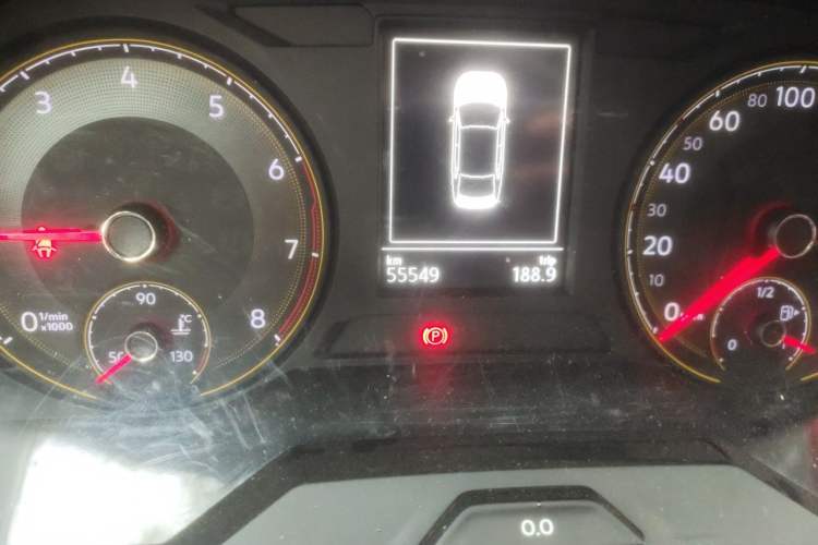 Used Volkswagen Lavida 2019 Hatchback 200TSI DSG Comfort Edition China VI Odometer Close Up