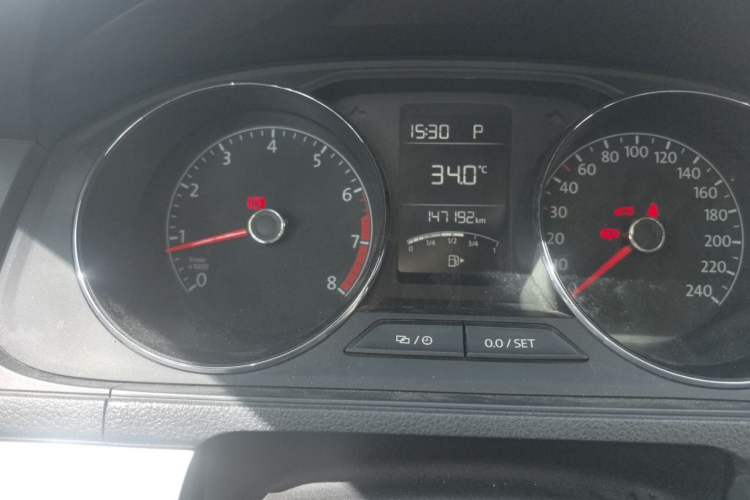 Used Volkswagen Lavida 2019 Lavida Start 1.5L Automatic Comfort Edition China VI Standard Odometer Close Up