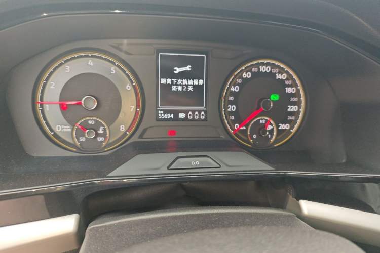Used Volkswagen Lavida 2019 280TSI DSG Luxury Edition China VI Standard Odometer Close Up