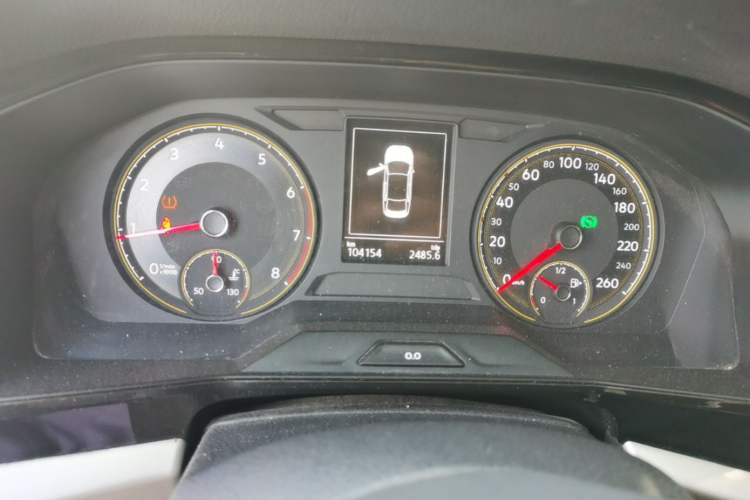 Used Volkswagen Lavida 2019 280TSI DSG Comfort Edition China VI standard Odometer Close Up