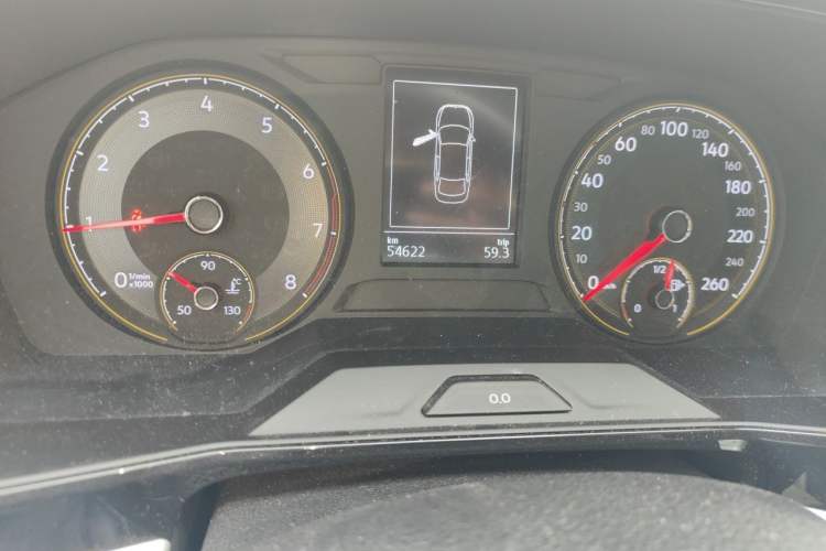 Used Volkswagen Lavida 2019 280TSI DSG Comfort Edition China VI standard Odometer Close Up