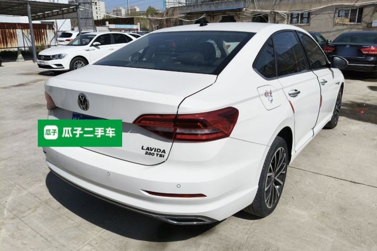 Used Volkswagen Lavida 2019 280TSI DSG Luxury Edition China VI Standard Rear Right 45 Deg