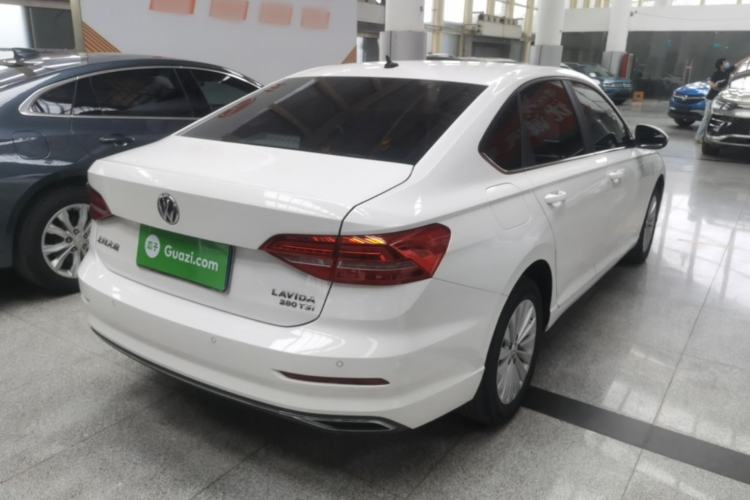 Used Volkswagen Lavida 2019 280TSI DSG Comfort Edition China VI standard Rear Right 45 Deg