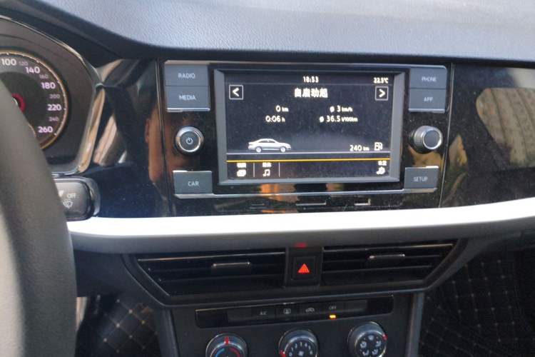 Used Volkswagen Lavida 2019 1.5L Automatic Comfort Edition China VI Standard Audio And AC Panel