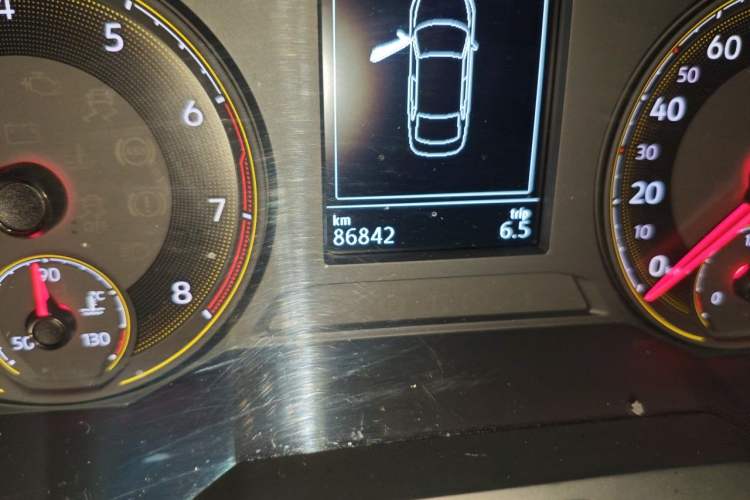 Used Volkswagen Lavida 2019 1.5L Automatic Fashion Edition China VI Odometer Close Up