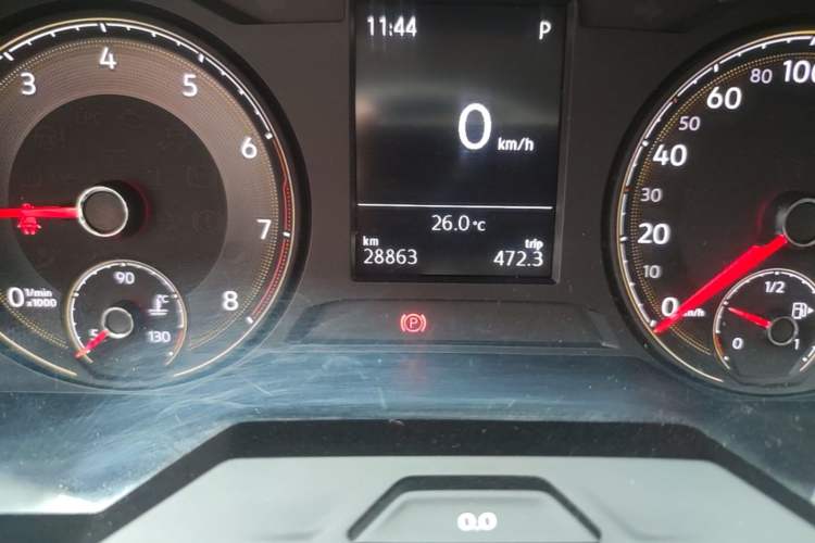 Used Volkswagen Lavida 2019 280TSI DSG Comfort Edition China VI standard Odometer Close Up