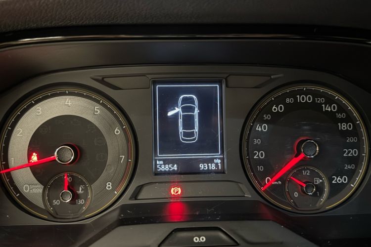 Used Volkswagen Lavida 2019 280TSI DSG Comfort Edition China VI standard Odometer Close Up