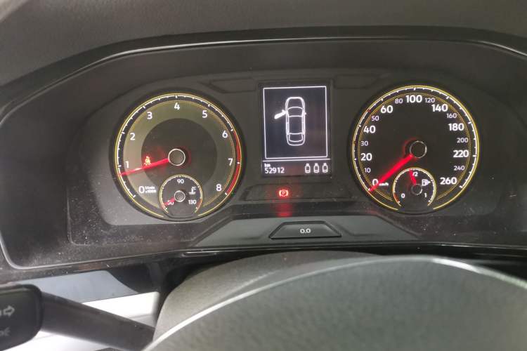 Used Volkswagen Lavida 2019 280TSI DSG Luxury Edition China VI Standard Odometer Close Up