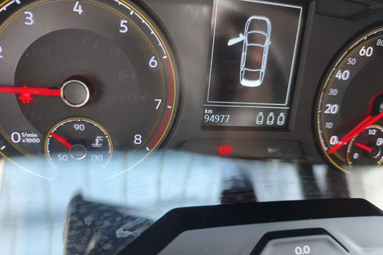 Used Volkswagen Lavida 2019 280TSI DSG Luxury Edition China VI Standard Odometer Close Up