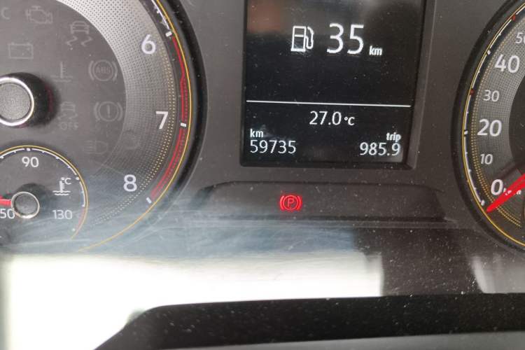 Used Volkswagen Lavida 2019 280TSI DSG Comfort Edition China VI standard Odometer Close Up