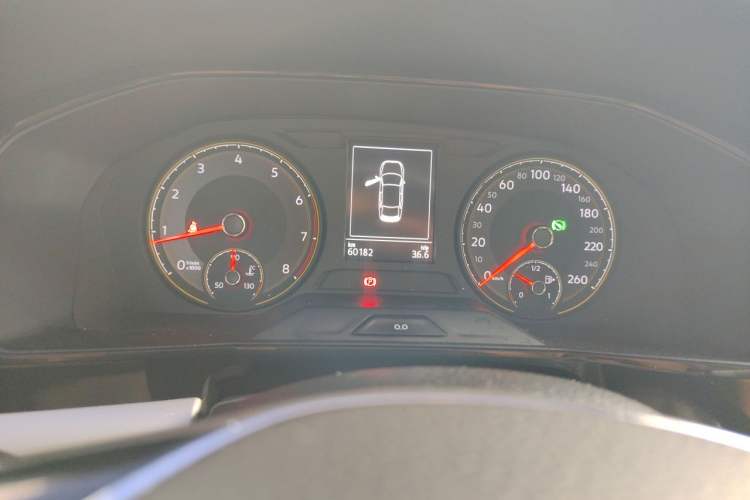 Used Volkswagen Lavida 2019 280TSI DSG Comfort Edition China VI standard Odometer Close Up