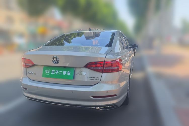 Used Volkswagen Lavida 2019 280TSI DSG Comfort Edition China VI standard Rear Right 45 Deg