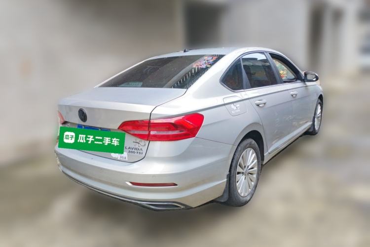 Used Volkswagen Lavida 2019 280TSI DSG Comfort Edition China VI standard Rear Right 45 Deg