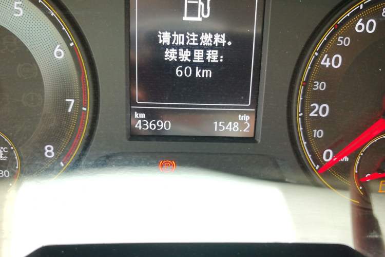 Used Volkswagen Lavida 2021 280TSI DSG Comfort Edition Odometer Close Up
