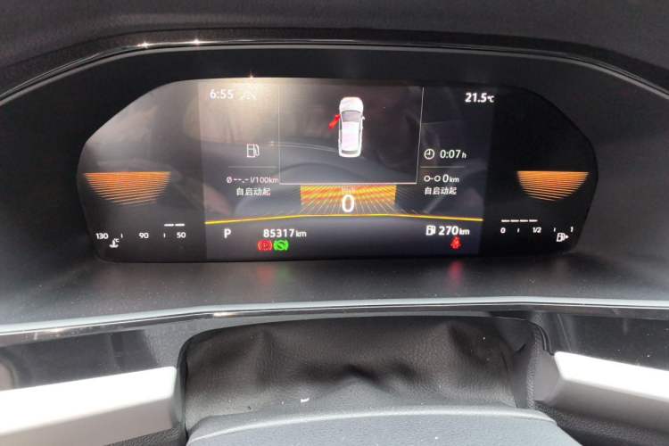 Used Volkswagen Lavida 2021 280TSI DSG Comfort Edition Odometer Close Up