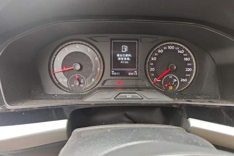 Used Volkswagen Lavida 2021 280TSI DSG Comfort Edition Odometer Close Up