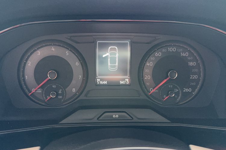Used Volkswagen Lavida 2021 280TSI DSG Comfort Edition Odometer Close Up