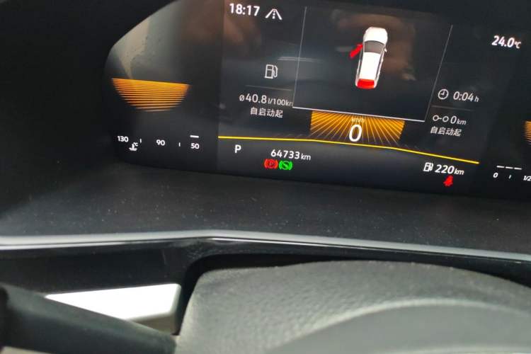 Used Volkswagen Lavida 2021 280TSI DSG Comfort Edition Odometer Close Up