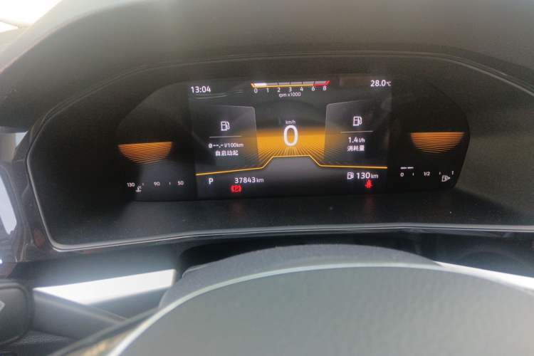 Used Volkswagen Lavida 2021 1.5L Automatic Comfort Edition Odometer Close Up