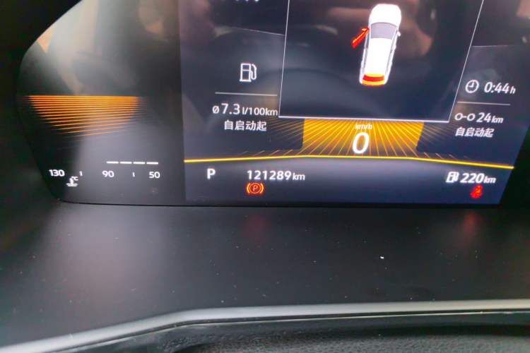 Used Volkswagen Lavida 2021 280TSI DSG Comfort Edition Odometer Close Up