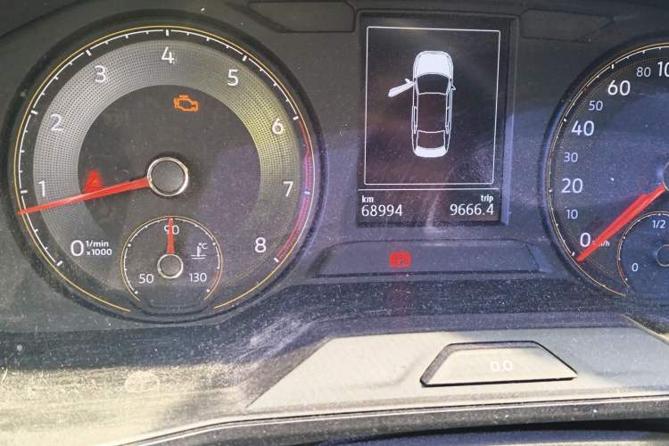 Used Volkswagen Lavida 2021 280TSI DSG Comfort Edition Odometer Close Up