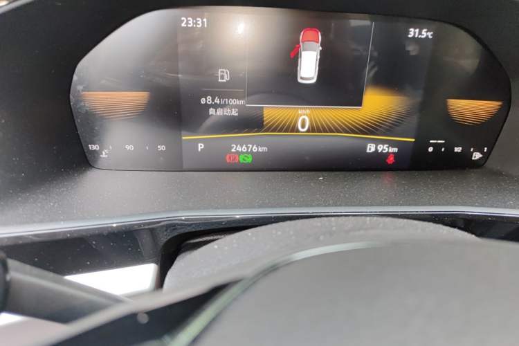 Used Volkswagen Lavida 2021 1.5L Automatic Vision Edition Odometer Close Up