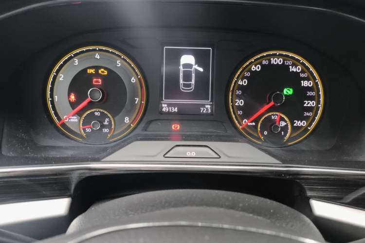Used Volkswagen Lavida 2021 1.5L Automatic Fashion Edition Odometer Close Up