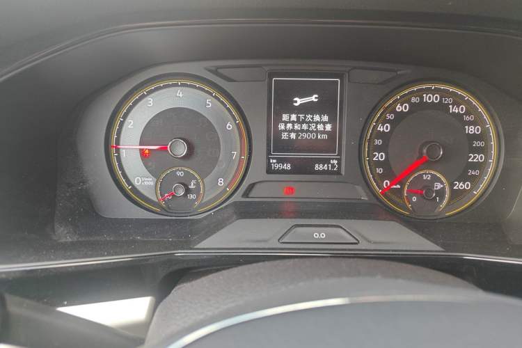 Used Volkswagen Lavida 2021 280TSI DSG Comfort Edition Odometer Close Up