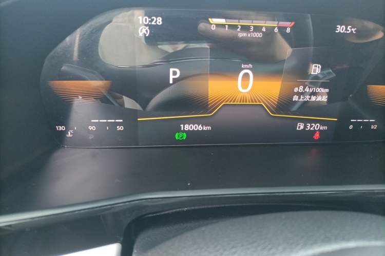 Used Volkswagen Lavida 2021 1.5L Automatic Comfort Edition Odometer Close Up