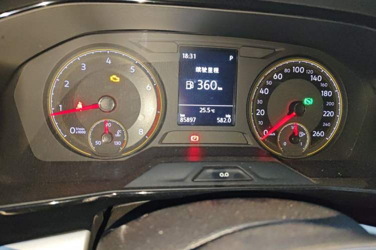 Used Volkswagen Lavida 2021 1.5L Automatic Vision Edition Odometer Close Up