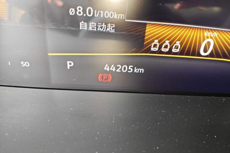Used Volkswagen Lavida 2021 1.5L Automatic Comfort Edition Odometer Close Up