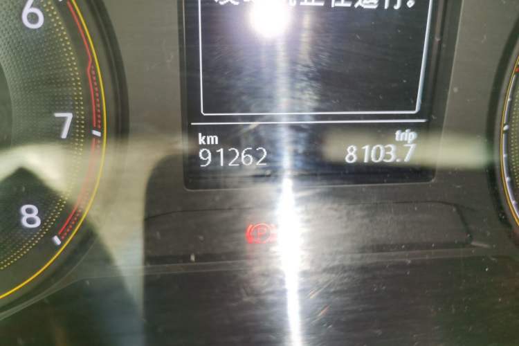Used Volkswagen Lavida 2021 280TSI DSG Luxury Edition Odometer Close Up
