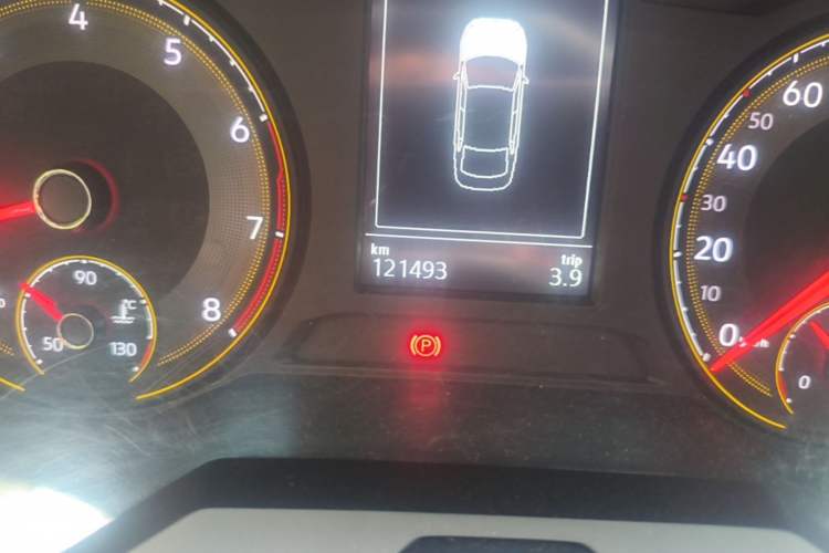 Used Volkswagen Lavida 2021 1.5L Automatic Fashion Edition Odometer Close Up